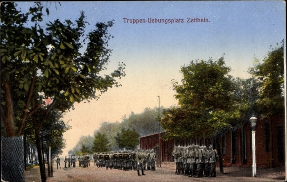 PC Zeithain in Sachsen, military training area, German soldiers, Empire