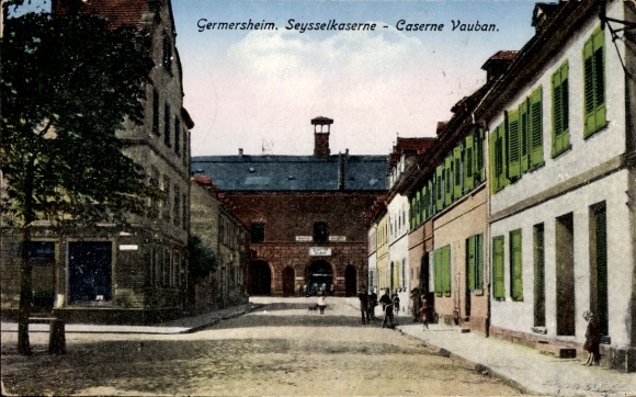 Postcard Germersheim Rhineland Palatinate, Vauban Barracks, Seyssel Barracks