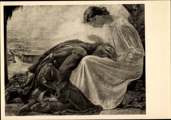 Artist Postcard Bühler, Hans Adolf, Homecoming, HDK No. 108