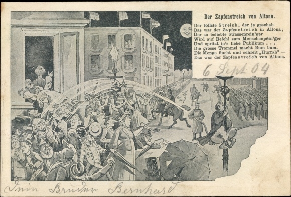 KP artysty Hamburg Altona, tatuaż