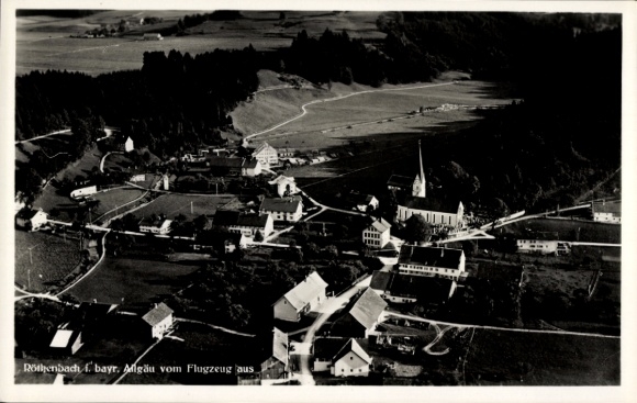 Ak Röthenbach im Allgäu, Fliegeraufnahme