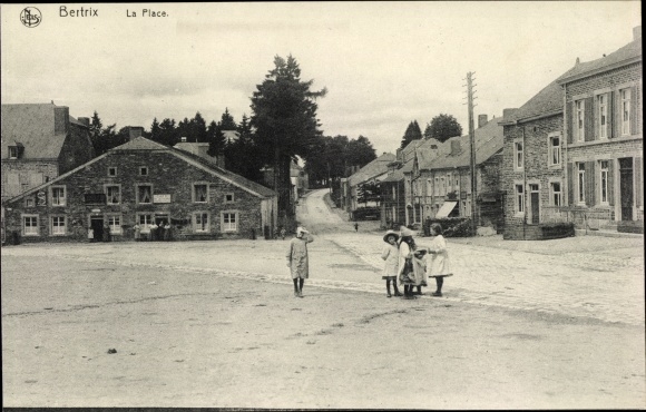 Postcard Bertrix Wallonien Luxemburg, La Place