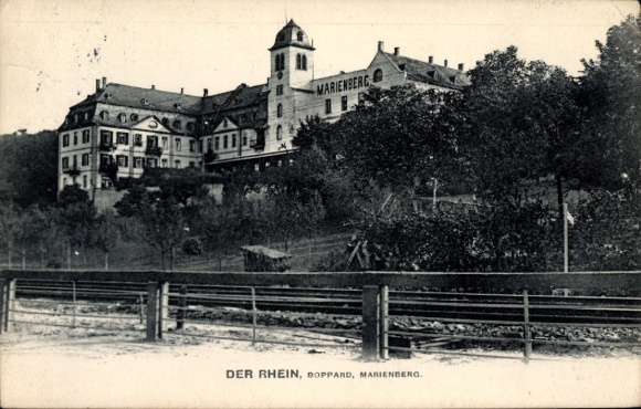 Postcard Boppard am Rhein, Marienberg