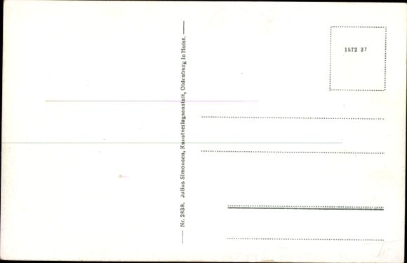 Postcard Trassenheide on Usedom, Dorfstraße
