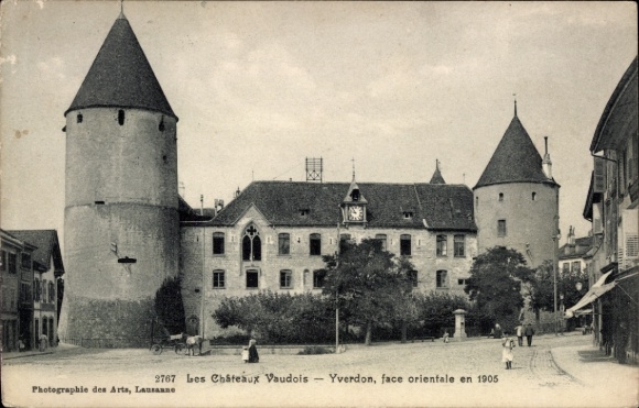 KP Yverdon les Bains Canton of Vaud, Châteaux Vaudois, fotografia, 1905