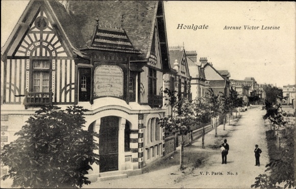 Postcard Houlgate Calvados, Avenue Victor Leseine