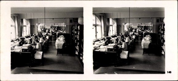 Stereo spatial image photo NS model companies 1937-38 No. 456 III/146 Carl Langerfeldt Braunschweig
