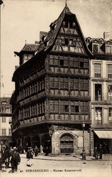 Postcard Strasbourg Strasbourg Alsace Bas Rhin, Maison Kammerzell