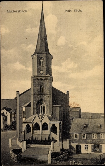 Ak Mudersbach in Rheinland Pfalz, Katholische Kirche