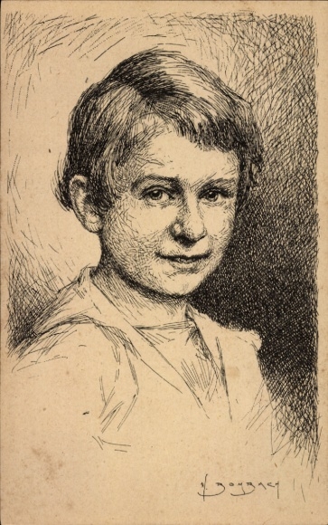 Artysta KP Hamburg dzieci, portret dziecka, chłopiec