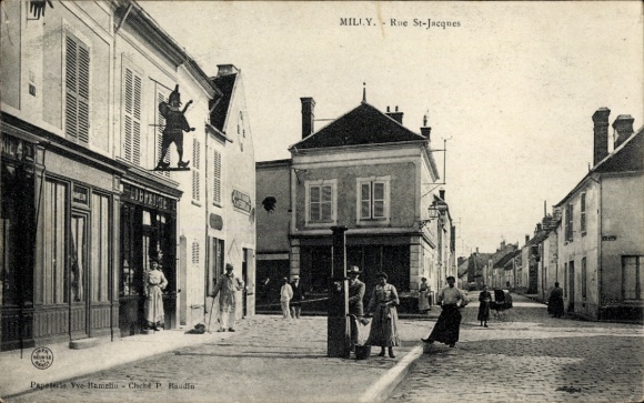 CPA Milly la Forêt Essonne, Rue Saint-Jacques