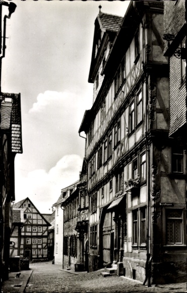 Ak Alsfeld in Hessen, Rittergasse, Neurath House