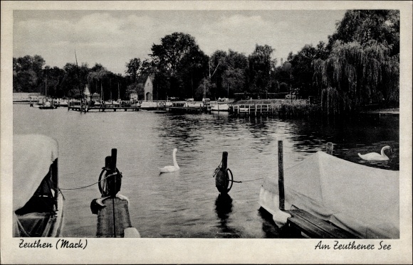 Postcard Zeuthen in der Mark, Am Zeuthener See