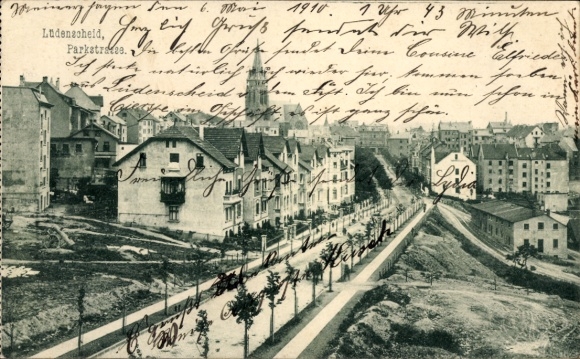 Ak Lüdenscheid im Märkischen Kreis, Parkstraße