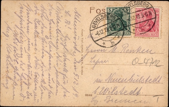 Postcard Kelbra am Kyffhäuser, Bahnhofstrasse