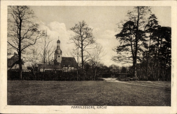 Ak Markkleeberg in Sachsen, Kirche