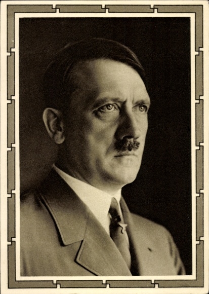 Ganzsachen Ak Führer und Reichskanzler Adolf Hitler, Portrait