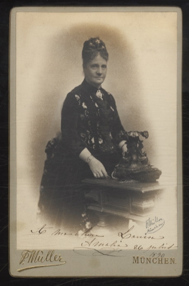 Cabinet Photo Princess Adalbert of Bavaria, Amalia del Pilar de Borbón, Infanta of Spain