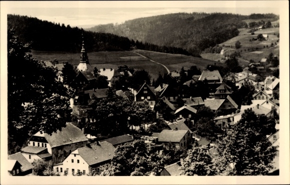 Ak Seiffen im Erzgebirge, Panorama