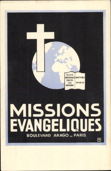 Ak Paris, Boulevard Arago, Evangelische Missies