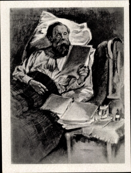 Collection picture history of the German labor movement, 31 Friedrich Engels, capital