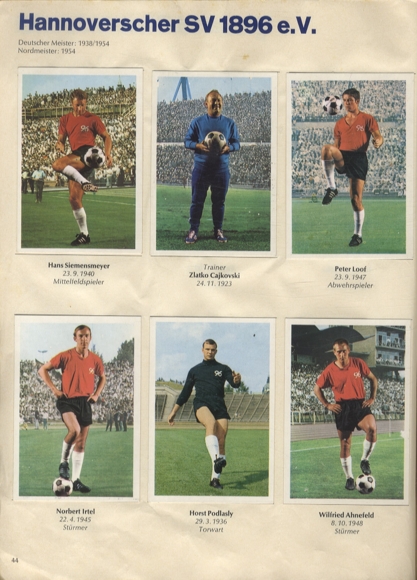 Bundesliga 1968/69 football pictures, Bergmann, 324 collectible pictures, 1969