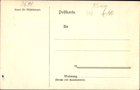 Artist PC Nuremberg in Middle Franconia Bavaria, Bavarian Jubilee State Exhibition 1906
