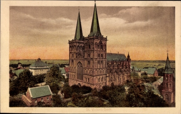 Ak Xanten aan de Nederrijn, St. Victor's Dom