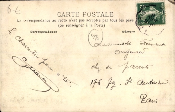 Postcard Rochefort en Yvelines, Chateau, Vue des Galeries