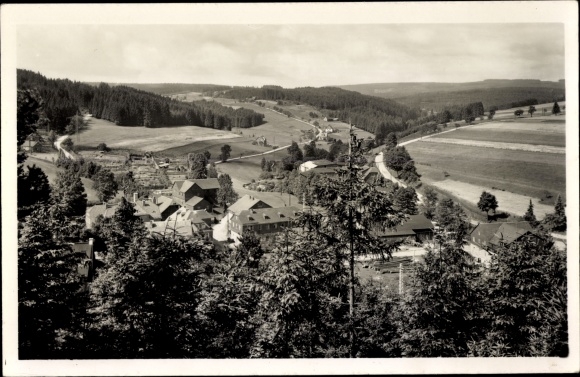 PC benign green Wurzbach in Thuringia, panorama