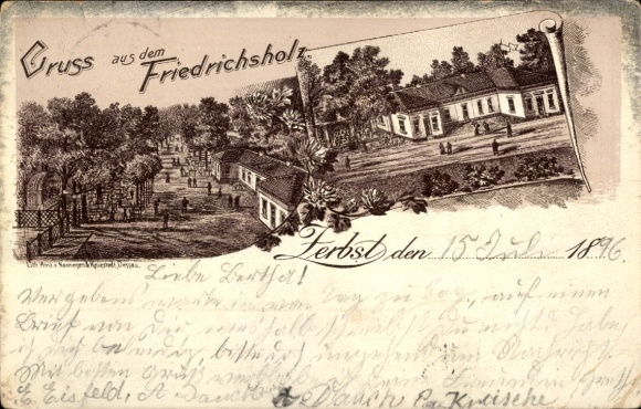 Chromo-Litho Zerbst in Anhalt, Friedrichsholz