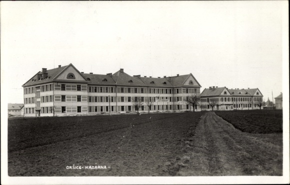 Photo Postcard Dašice Region Pardubice, Kasarna, Kaserne