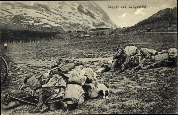 Postcard Norway, Lapper ved Lyngseidet