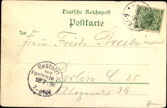 Chromo-Litho Hamburg, General Horticultural Exhibition 1897, Vierländerin