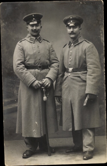 foto Ak Potsdam in Brandenburg, Duitse soldaten in uniform, jas, portret