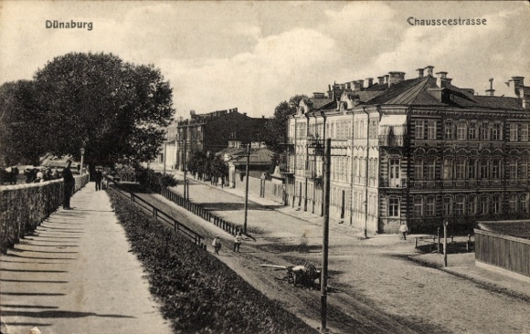 KP Daugavpils Dünaburg Dvinsk Łotwa, Chausseestrasse