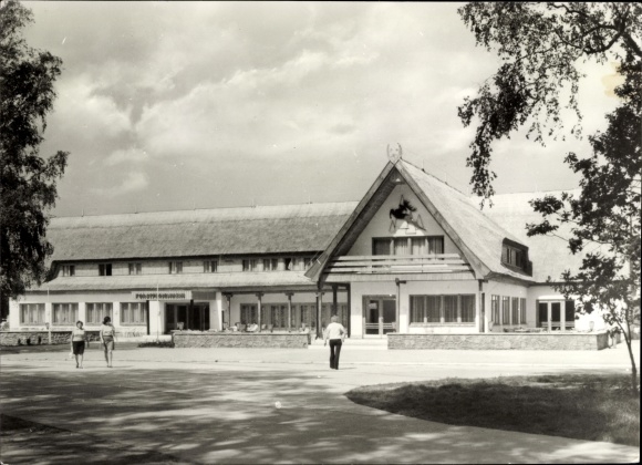 Postcard Ostseebad Koserow on Usedom, forest holiday object Damerow