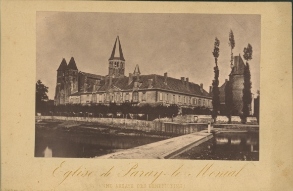 Cabinet photo Paray le Monial Saône et Loire, church, Benedictine abbey