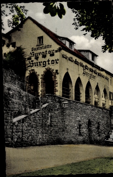 Ak Bad Münster am Stein Ebernburg, Gasthaus Burgtor