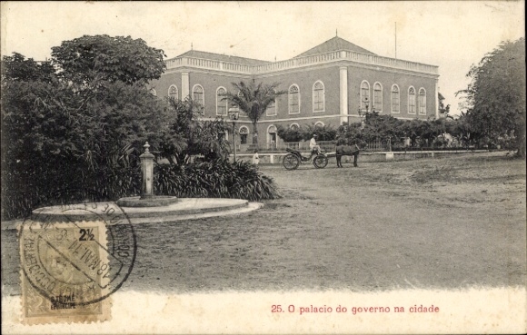 In São Tomé St. Thomé, het regeringspaleis