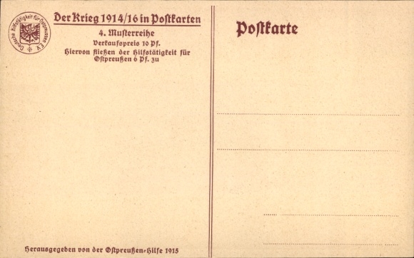 Artist Postcard Bauer, Karl, Field Marshal Paul von Hindenburg, portrait