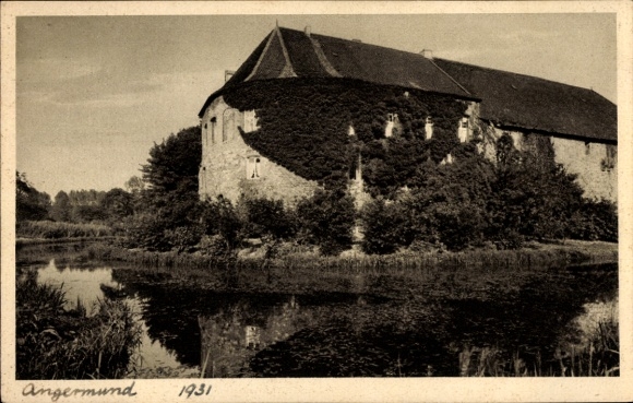 Ak Angermund Düsseldorf am Rhein, Schloss Kellnerei