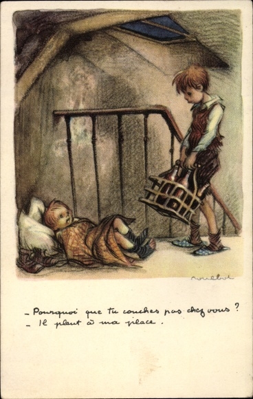 Artysta Ak Poulbot, Francisque, Pourquoi que tu couches pas chez vous