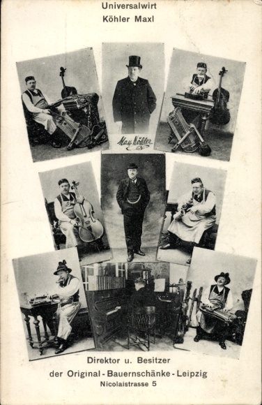 Galeria Sztuki w Lipsku, Wystawa Sasko-Turyńska 1897, dyrektor generalny Köhler Maxl, dyrektor O...