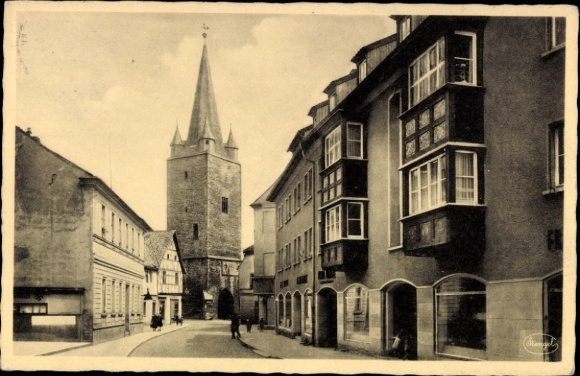 Ak Aschersleben im Salzlandkreis, Tie und Johannesturm