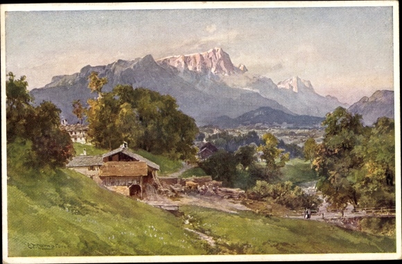 Artist PC Compton, ET, Schönau am Königssee Upper Bavaria, Untersberg