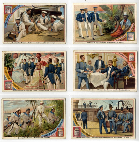 Liebig Pictures Series A 95 German Navy 1887