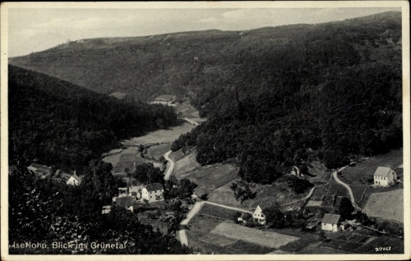 Ak Iserlohn im Märkischen Kreis, Blick ins Grünetal
