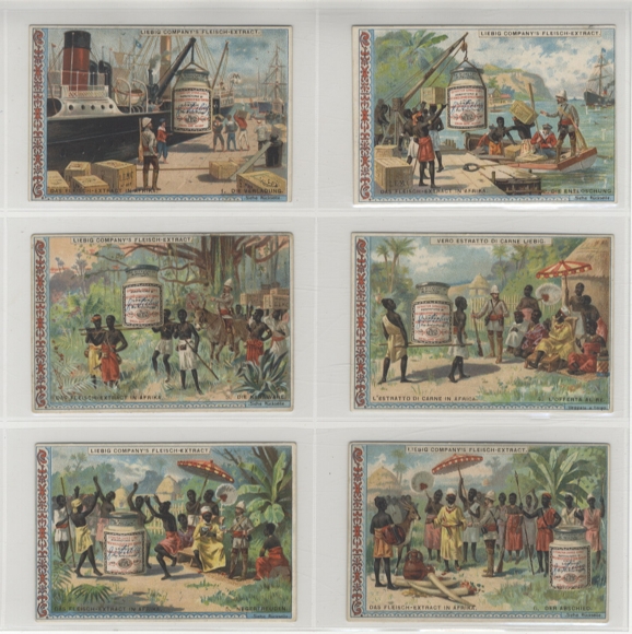 Liebig Pictures Series A 179 Meat extract in Africa 1891