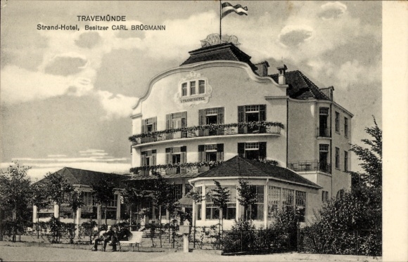 Ak Ostseebad Travemünde Lübeck, strandhotel